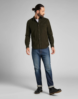 LEE BUTTON DOWN REGULAR MĘSKA KOSZULA SERPICO GREEN L880MROJ 112123274