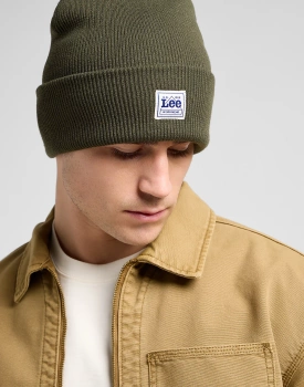 MESKA CZAPKA ZIMOWA LEE WORKWEAR BEANIE OAK MOSS 112372691