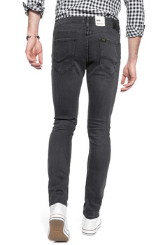 LEE MALONE MĘSKIE SPODNIE JEANSOWE WASHED BLACK L736YGOW 112120305