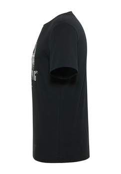 MUSTANG ALEX C PRINT MĘSKI T-SHIRT KOSZULKA LOGO NADRUK BLACK 1013803 4142