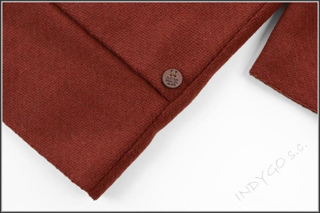 DAMSKI PŁASZCZ LEE WOOL COAT BURNT HENNA L56YVUMU      $    