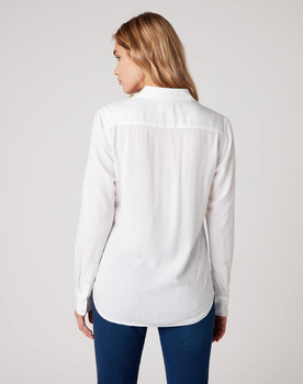 DAMSKA KOSZULA MATERIAŁOWA WRANGLER UTILITY SHIRT WHITE W5R55I989 112130313