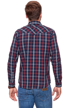 KOSZULA WRANGLER WESTERN SHIRT RED W59734M47 112129831