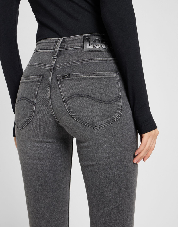 DAMSKIE SPODNIE LEE SCARLETT HIGH SHARK GREY 112370839