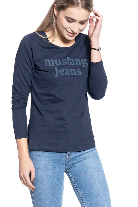 KOSZULKA Z DŁUGIM RĘKAWEM MUSTANG ANNE C PRINT 1010744 4136