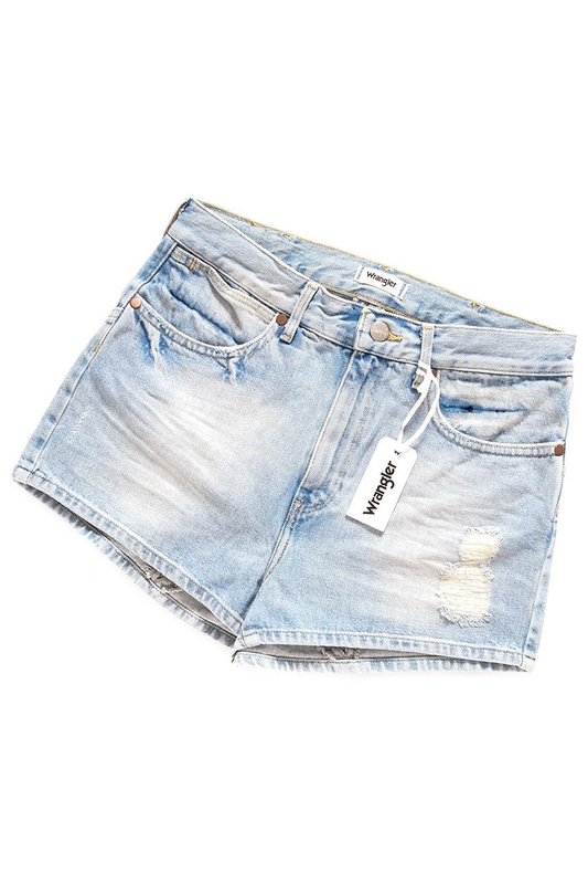 DAMSKIE SPODENKI WRANGLER PIN UP SHORT GLASTON W223GF128 112127767