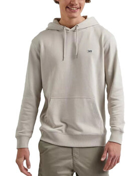 LEE PLAIN HOODIE MĘSKA BLUZA FOGGY GRAY L80YFWA14 112331441