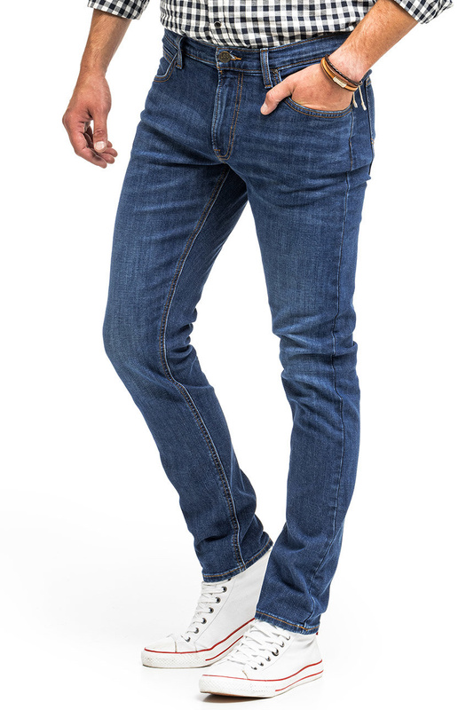 LEE LUKE MĘSKIE SPODNIE JEANSOWE JEANSY DARK WESTWATER L719SJAP 112331018