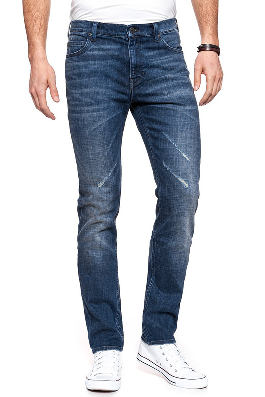 LEE RIDER BLUE DESTROYED L701LGJVA