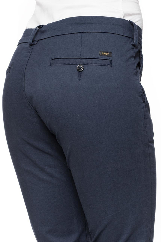 SPODNIE LEE DAMSKIE CHINO FRENCH NAVY L310GK84