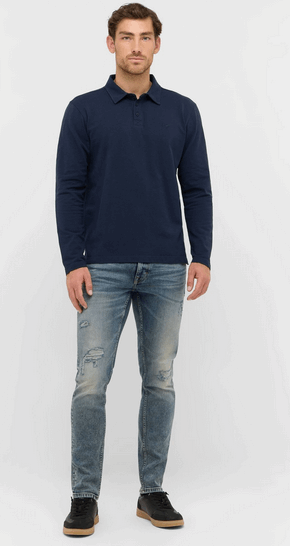 Męski Longsleeve Mustang Style Portis Dark Sapphire 1016881 4136
