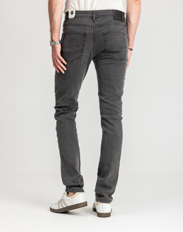 Męskie Spodnie Jeansowe Marcus Sebb 2215 Grey Miner 14-200302