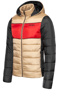 KURTKA ZIMOWA WRANGLER 3COL PUFFER JKT CLAY BEIGE W4729WMWM 112129026