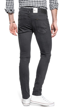 LEE MALONE MĘSKIE SPODNIE JEANSOWE WASHED BLACK L736YGOW 112120305