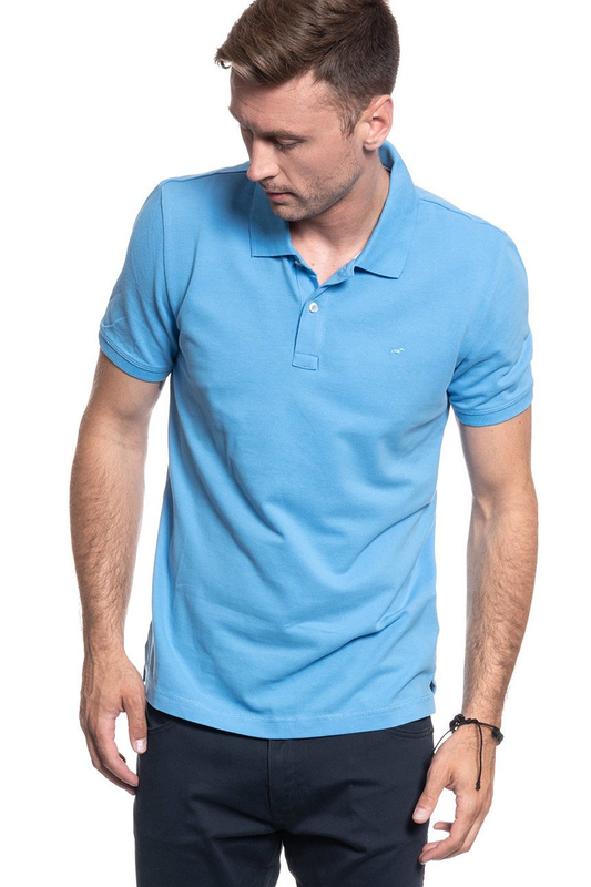 KOSZULKA POLO MĘSKA MUSTANG Paplo PC basic BONNIE BLUE 1009515 5094