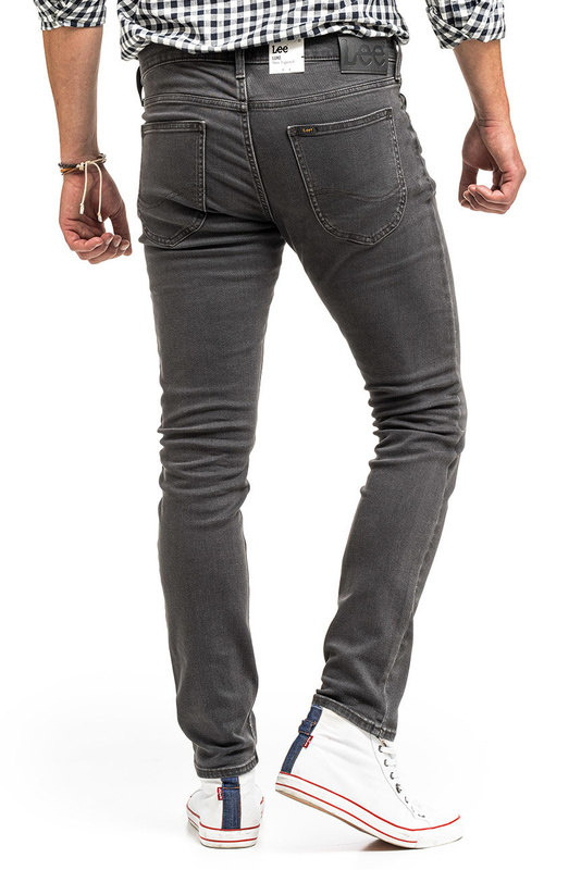MĘSKIE SPODNIE LEE LUKE DARK GREY L719PCAQ 112331019