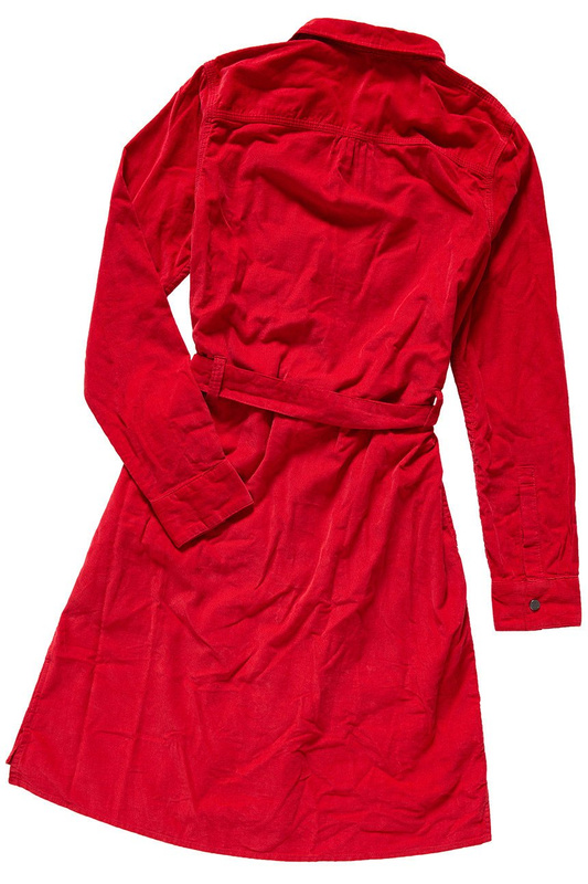 LEE SHIRT DRESS WARP RED L50AMRKG 112111279