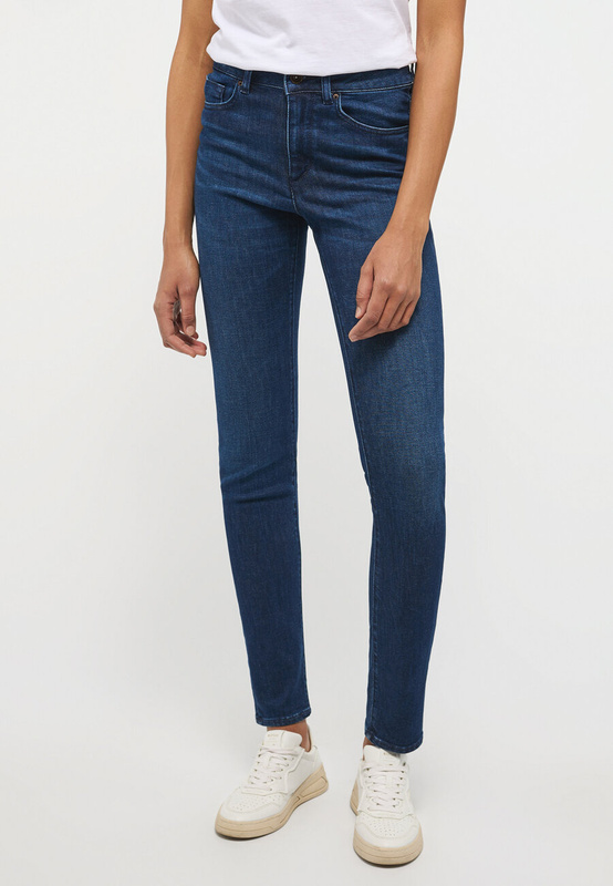 MUSTANG SHELBY SLIM DAMSKIE SPODNIE JEANSOWE JEANSY DENIM BLUE 1013583 5000 802