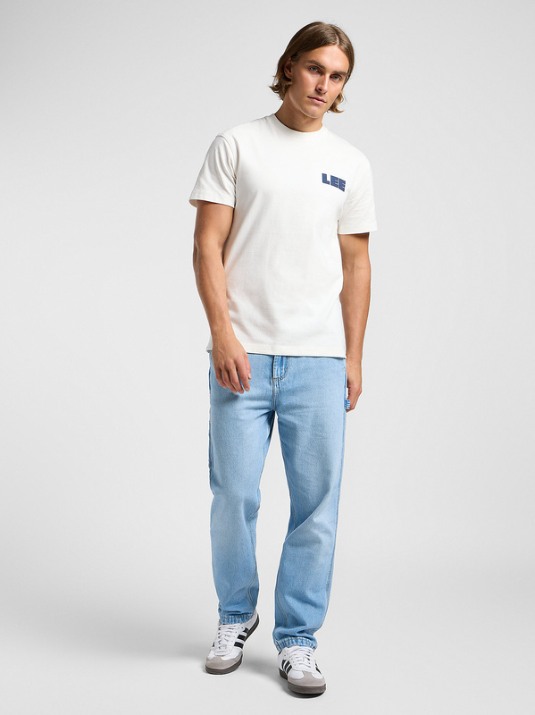 LEE MĘSKA KOSZULKA LEE WW GRAPHIC TEE ECRU 112364590