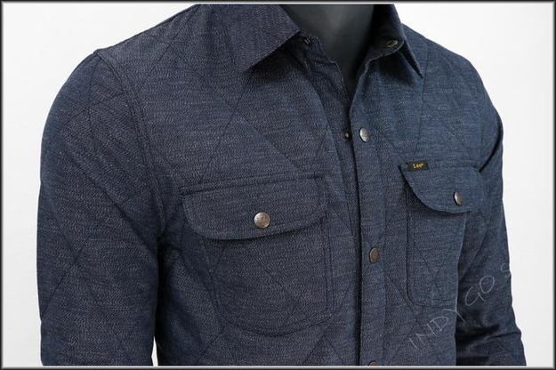 LEE QUILTED OVERSHIRT NAVY L66REN35      $    