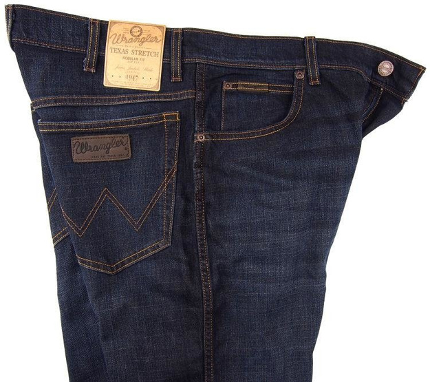 WRANGLER TEXAS STRETCH USED BROWN W121T344U      $    