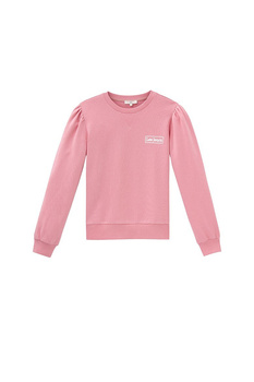 LEE GRAPHIC SWEATSHIRT REGULAR FIT DAMSKA BLUZA KLASYCZNA LOGO LA PINK L53HBRNL 112112309