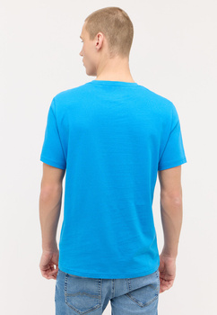 MĘSKA KOSZULKA MUSTANG Austin T-shirt LOGO French Blue 1015068 5177