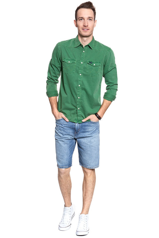 KRÓTKIE SPODENKI WRANGLER DENIM SHORT SLEDGEHAMMER W14CGW15X 112126591