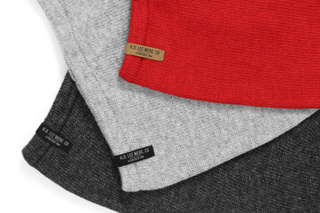 LEE OVERSIZED BEANIE DARK GREY MELE LW104806