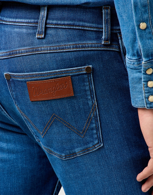 MESKIE SPODNIE WRANGLER GREENSBORO DANDELION SUMMER 112364419