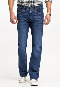 LEE TRENTON MĘSKIE SPODNIE JEANSOWE JEANSY DŻINSY DARK STONE L709KNSI 112324009