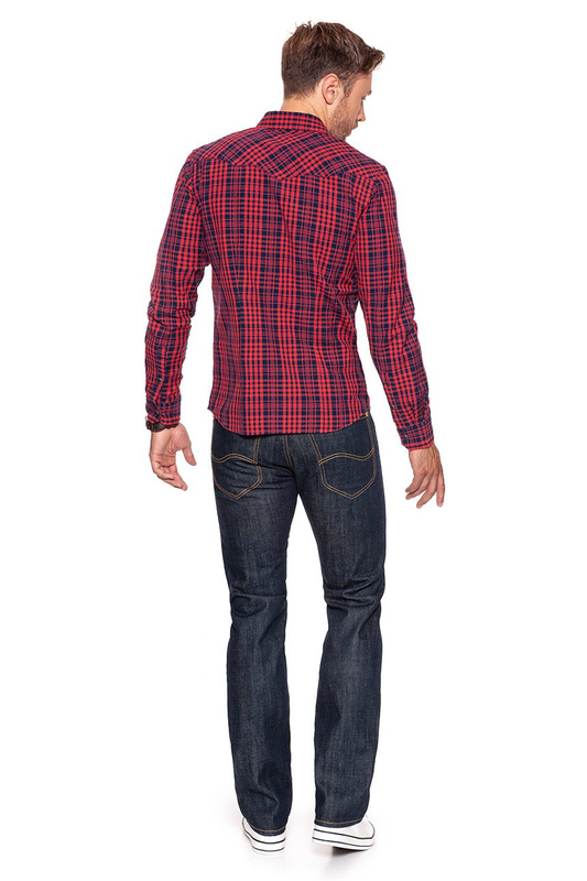 WRANGLER L/S HERITAGE WESTERN H. R. RED W57168R1P
