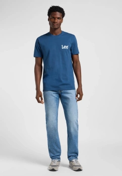 MESKA KOSZULKA LEE MEDIUM WOBBLY LEE TEE ORION BLUE 112364538