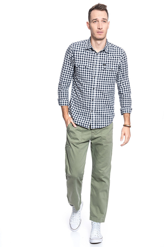 SPODNIE MĘSKIE LEE CARPENTER LICHEN GREEN L70YLD82 112118767
