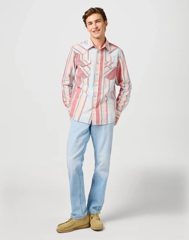 MESKIE SPODNIE WRANGLER GREENSBORO SPUR STITCHED 112362558