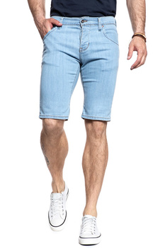 SPODENKI MĘSKIE MUSTANG 5 POCKET SHORT DENIM BLUE 1007373 5000 110