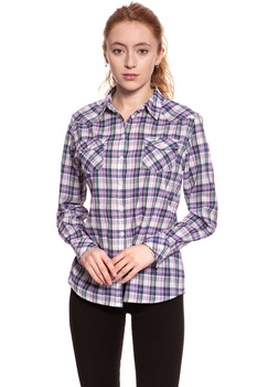 KOSZULA WRANGLER WESTERN SHIRT SPECTRA GREEN W5236SGWB 112129340