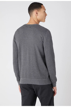 MĘSKI SWETER WRANGLER CREW KNIT CASTLE ROCK W8A02PX8A 112132352