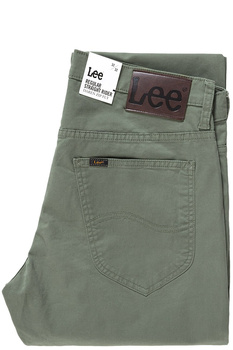 LEE SPODNIE MĘSKIE DAREN ZIP FLY LICHEN GREEN L707LA82 SAMPLE 112118251