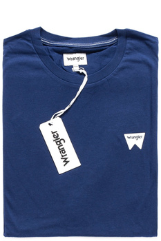 WRANGLER T SHIRT T-SHIRTS SIGN OFF TEE BLUE DEPTHS W7C07D3JY 112131606