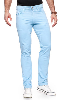 WRANGLER SPODNIE MĘSKIE GREENSBORO LIGHT BLUE W15QRU25N 112127056