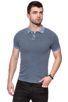 WRANGLER OVERDYE POLO FLINTSTONE BLUE W7B37KQ8O 112131462