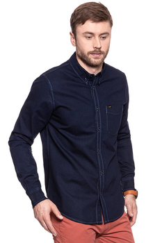 LEE BUTTON DOWN CLEAN BLUE L880FTQP 112123087