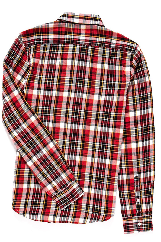 KOSZULA WRANGLER LS 1PKT BUTTON DOWN SALSA RED W5883NWWN 112129638