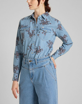 LEE REGULAR WESTERN SHIRT DAMSKA KOSZULA JEANSOWA BLUE YONDER L45SXHSV 112140163