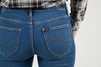 LEE ELLY DAMSKIE SPODNIE JEANSOWE JEANS WASHED CAMDEN L305TLJS 112106223
