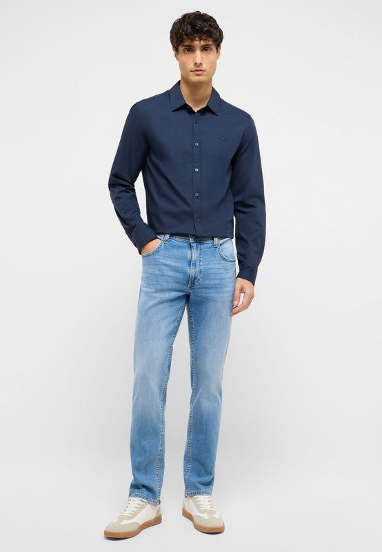 Męskie Spodnie jeansowe Mustang Style Washington Straight Denim Blue 1017439 5000 403