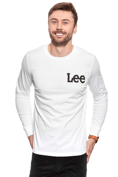 LONGSLEEVE LEE LS LOGO TEE WHITE L63NAI12 112115132