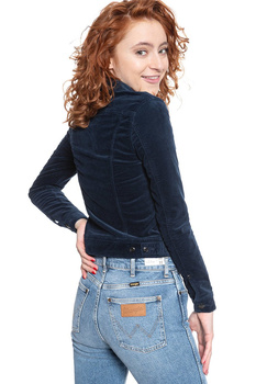 DAMSKA KURTKA JEANSOWA LEE SLIM RIDER MIDNIGHT VELVET L541MI67 112112680