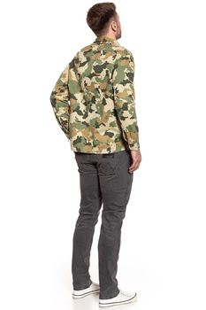 KURTKA LEE FATIQUE OVERSHIRT CAMOUFLAGE L66QCW03 112116625